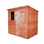 6x4 Classic Pent Shed, Door Right